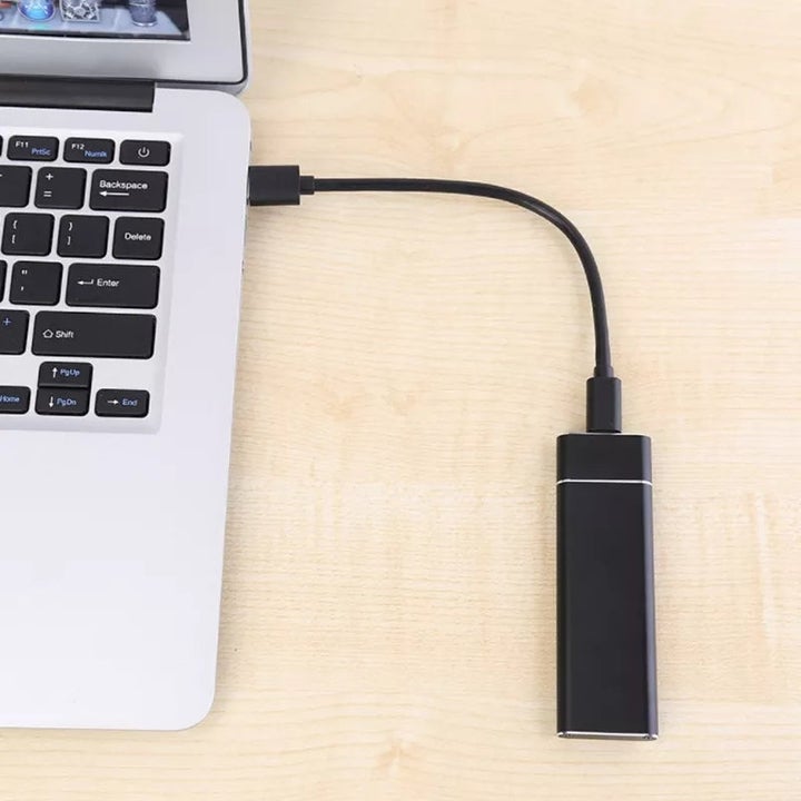 Externe SSD Harde Schijf 520MB/s USB-C Solid State Drive Aluminium Draagbare Dataopslag PC Laptop Compatibel | Sulvida