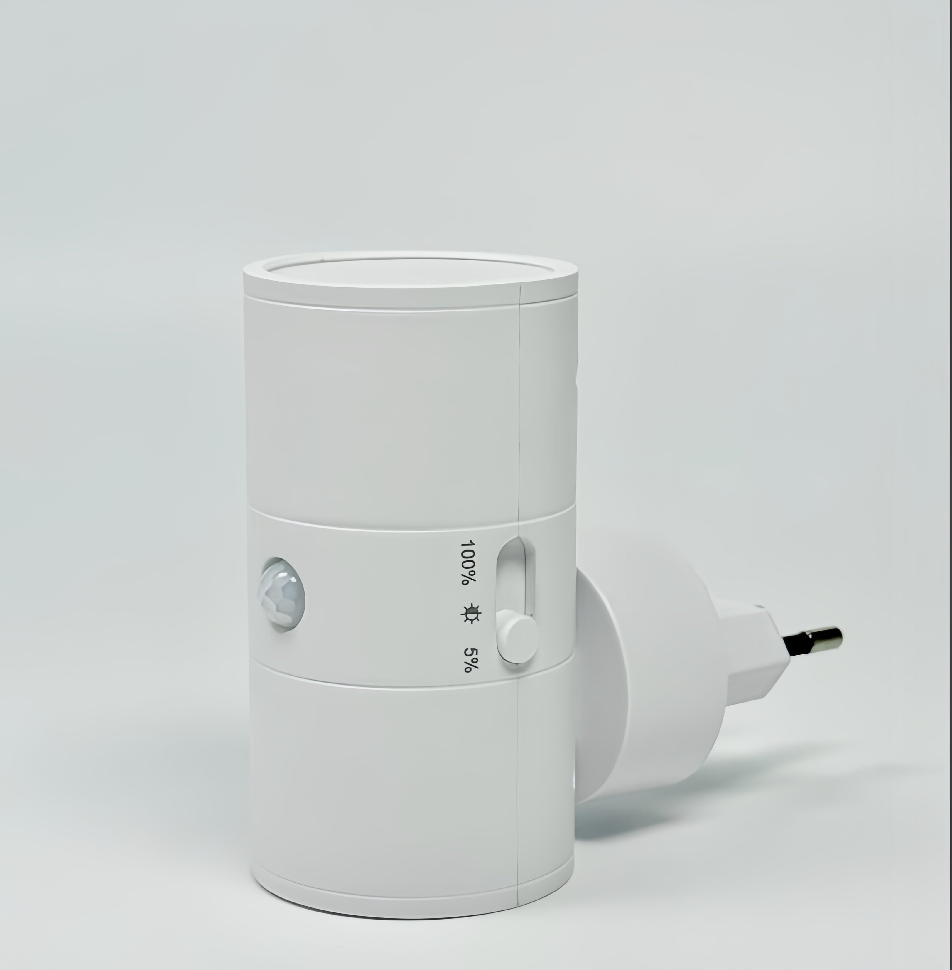 Dimbare LED-Nachtlamp voor in het Stopcontact met Trekschakelaar – Compact Stekkerlampje voor Gang, Slaapkamer en Toilet in Strak Modern Design – Stekkerverlichting Met Warmlicht Sfeerverlichting | Sulvida