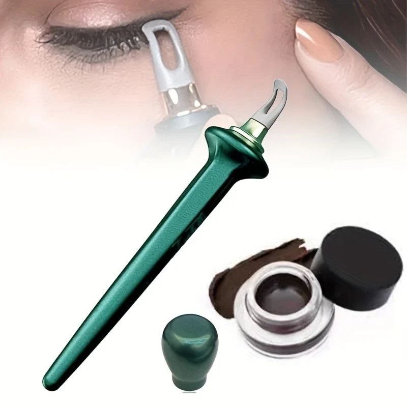 Eyeliner Stempel Set Kat-Eye Wing Sjabloon Zwart Bruin Perfect Symmetrisch Snel Opmaken Oogmake-up Tool | Sulvida