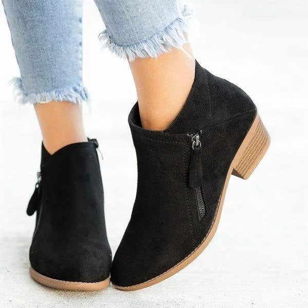 Orthopedische Damesschoenen van Leer met Zijrits – Comfortabel en Steunend | Sulvida
