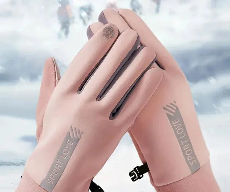 Gants d’hiver avec grip en micro-silicone et doigts compatibles avec les écrans tactiles, pour conduire en toute sécurité et pratiquer des activités en plein air | Sulvida