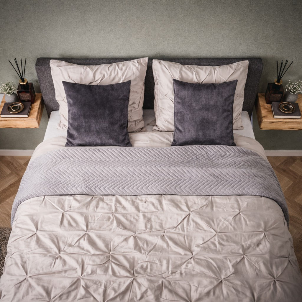 Wandplankjes Set van 2 Acaciahout Klein Zwevend Naturel Houtkleur Modern Design Wanddecoratie Woonkamer | Sulvida