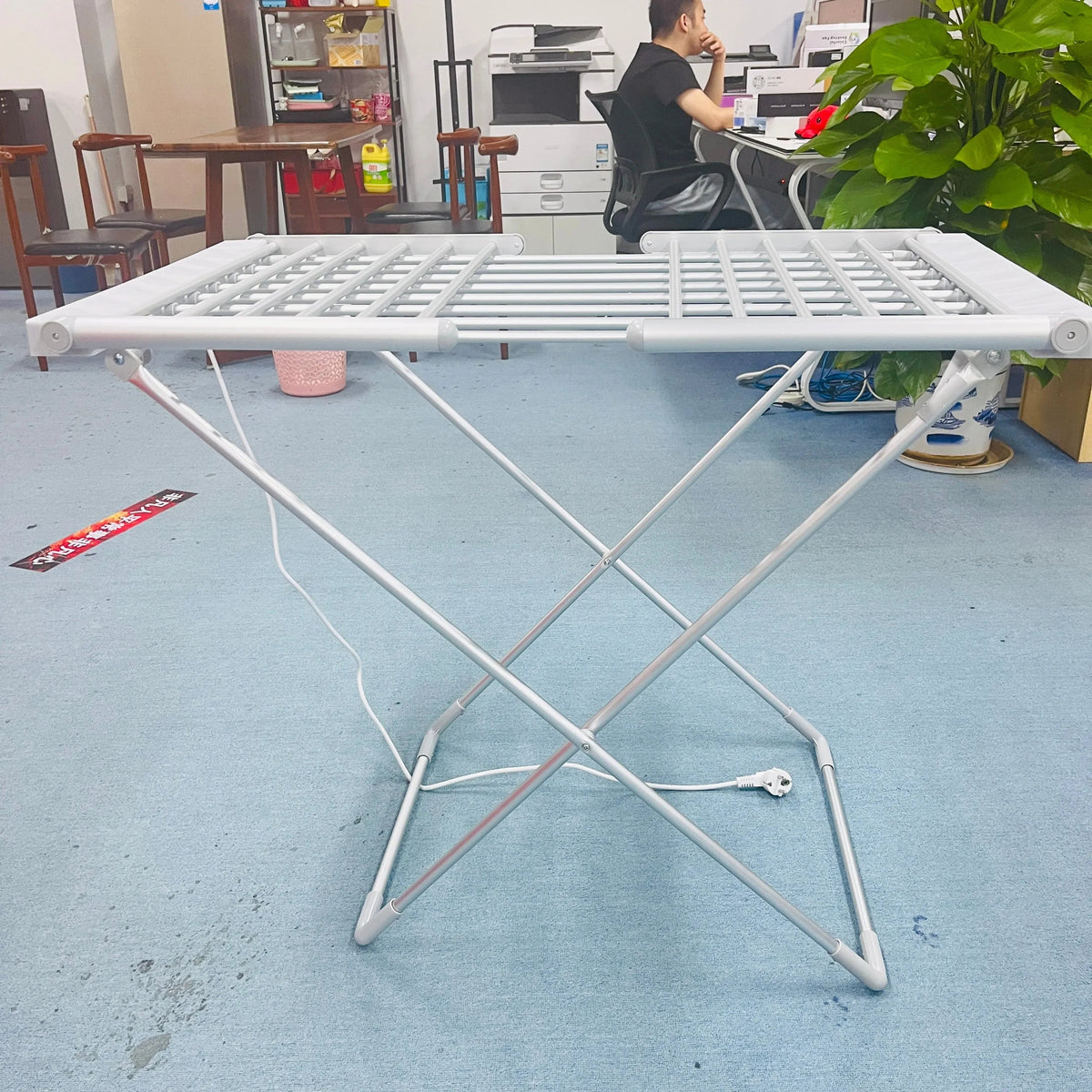 Opvouwbaar Elektrisch Wasgoed Droogrek met Verwarmde Stangen voor Binnenshuis Snel Droog Compact Design | Sulvida