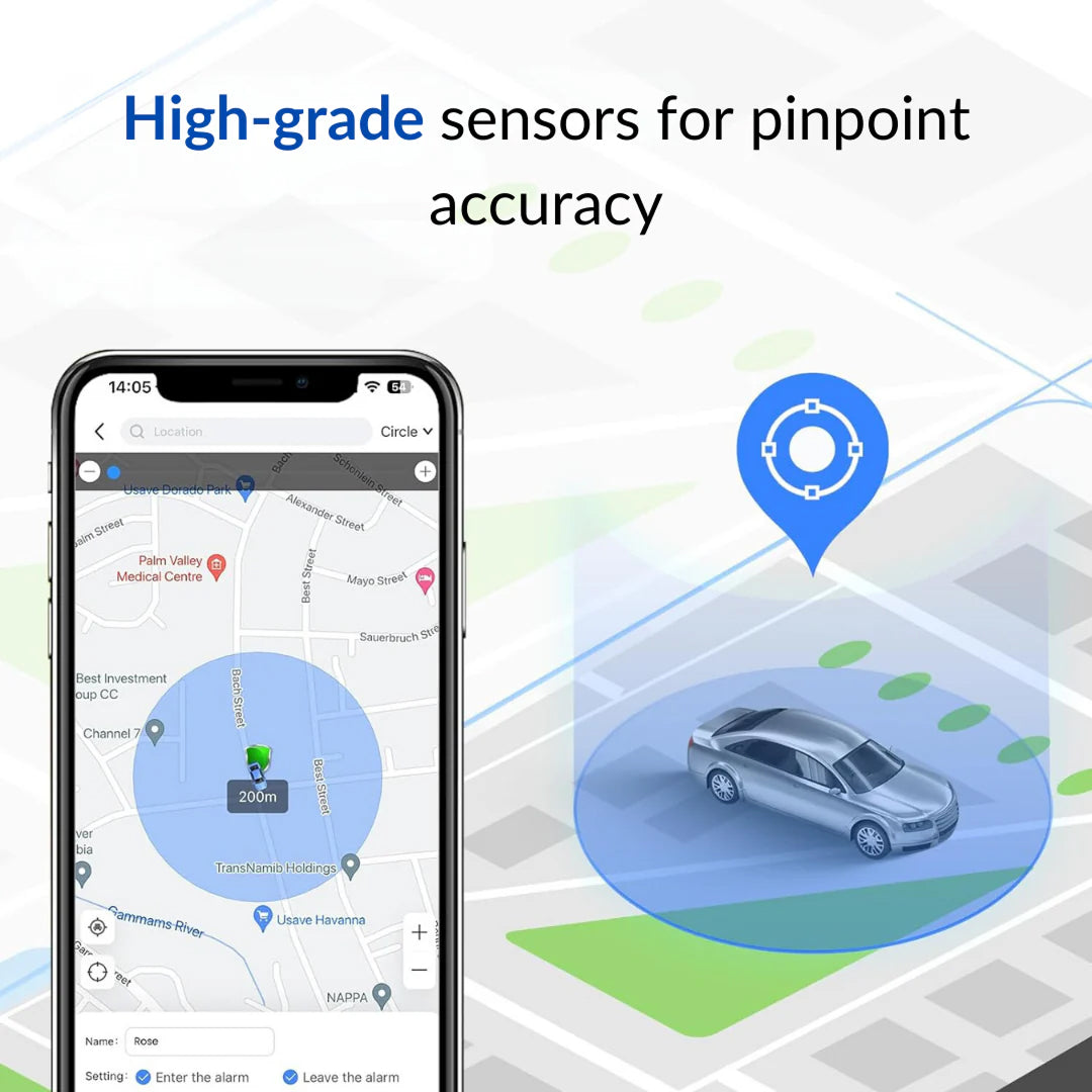 Traceur GPS magnétique avec localisation en temps réel 4G, alerte de mouvement, étanche, pour voiture, animal de compagnie et bagages | Sulvida
