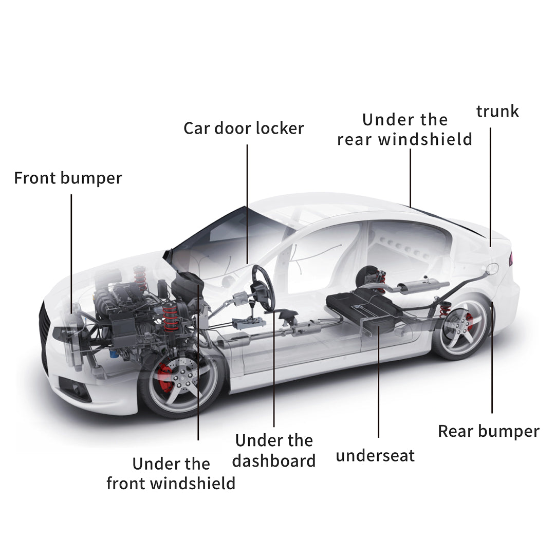 Traceur GPS magnétique avec localisation en temps réel 4G, alerte de mouvement, étanche, pour voiture, animal de compagnie et bagages | Sulvida