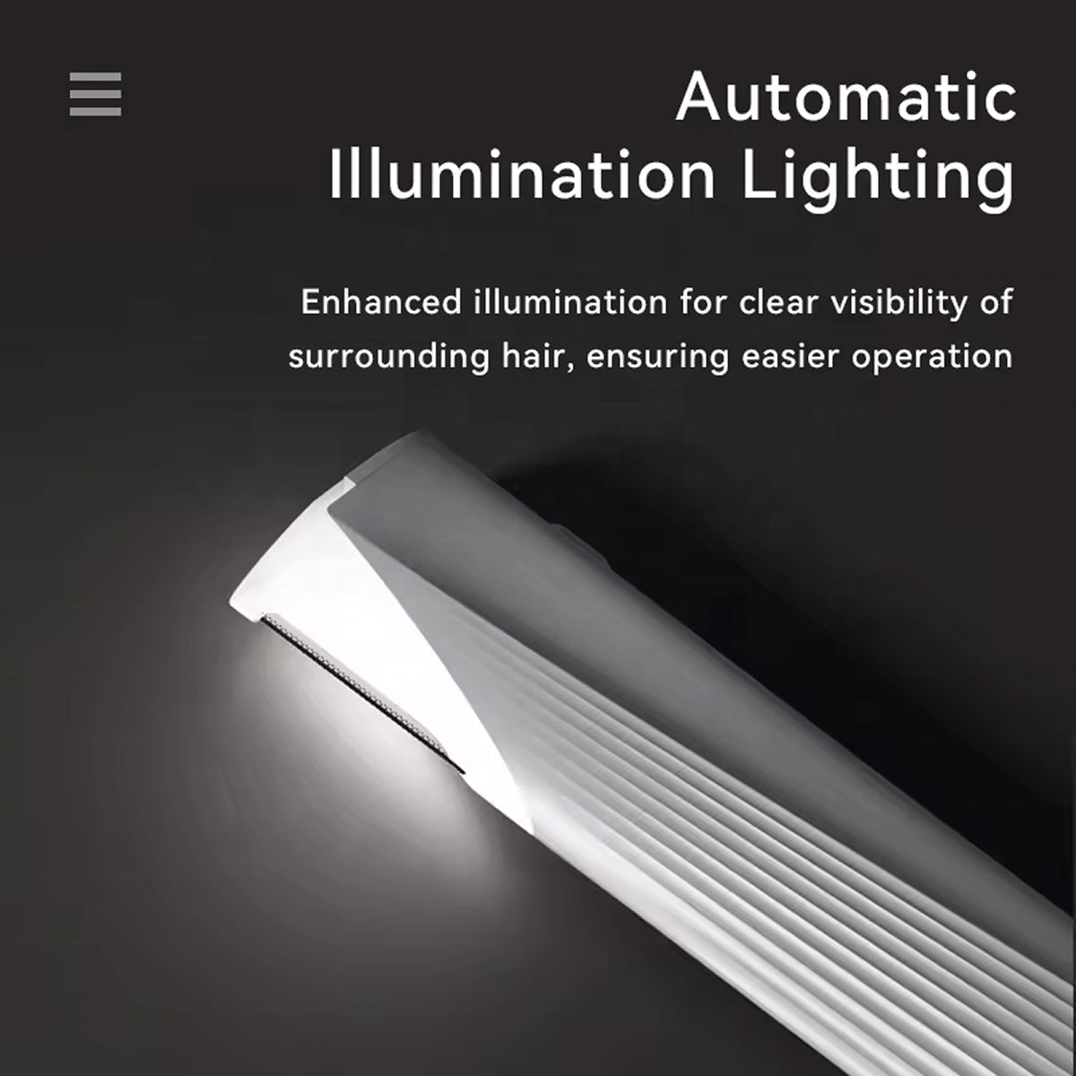 Appareil de dermaplaning sonique avec éclairage LED pour le visage et les sourcils | 3 vitesses, soin du visage | Sulvida