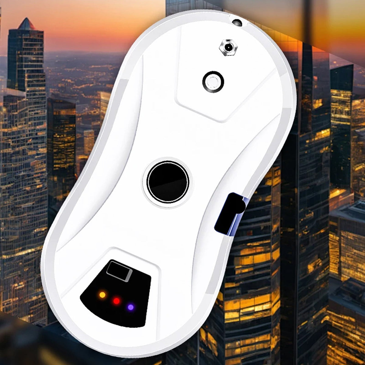 Robot lave-vitres intelligent avec planification d’itinéraire par IA, système d’alimentation en eau automatique, puissance d’aspiration de 2800pa, laveur de vitres | Sulvida