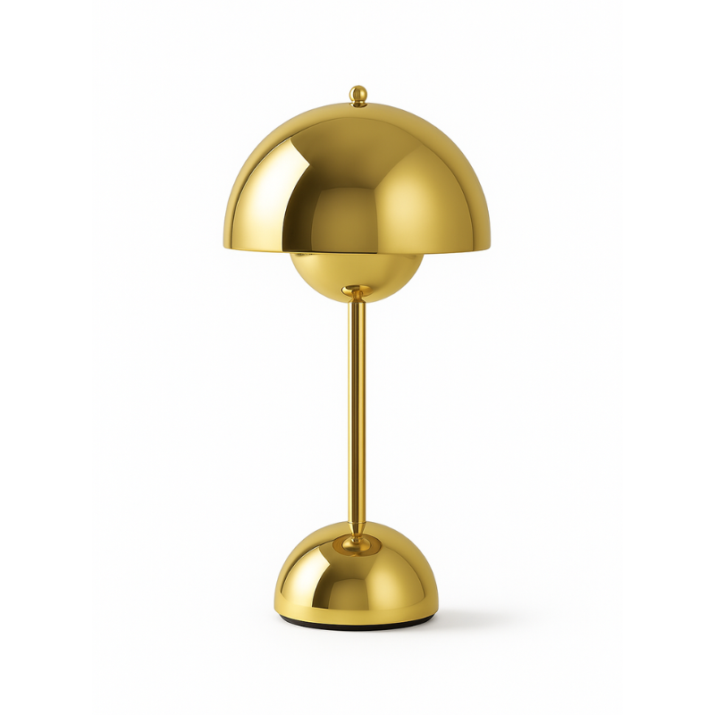 Metalen tafellamp met dimfunctie retro bloemvorm 30 cm decoratief sfeerlicht woonkamer slaapkamer nachtkastje | Sulvida