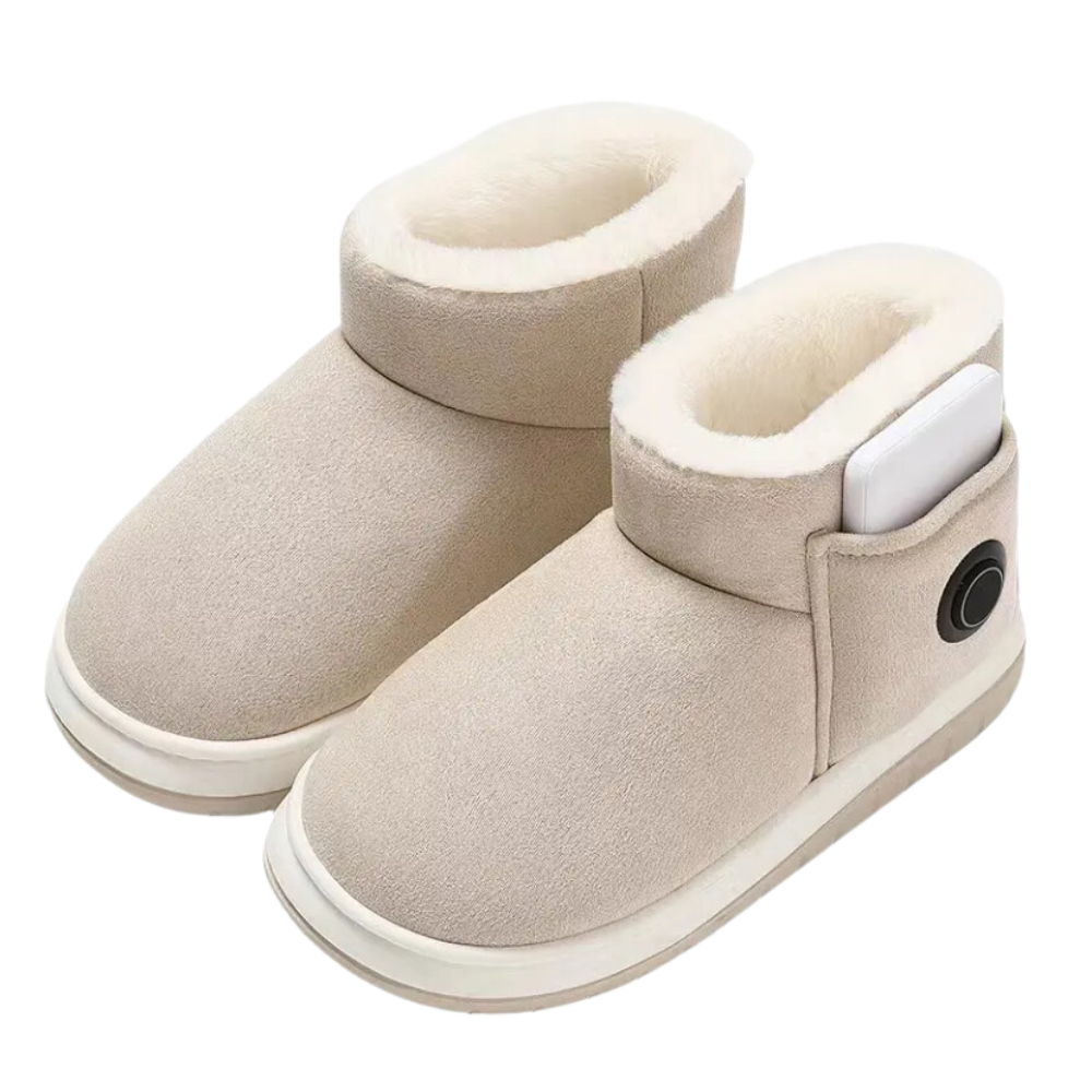 Verwarmde Winterschoenen met Oplaadbare Accu Verstelbare Temperatuur en Zachte Voering voor Extra Warme Voeten | Sulvida