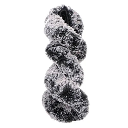 Pluche stuurhoes winter auto zwart grijs groen paars bruin zacht warm universeel passend 38cm stuurwiel | Sulvida