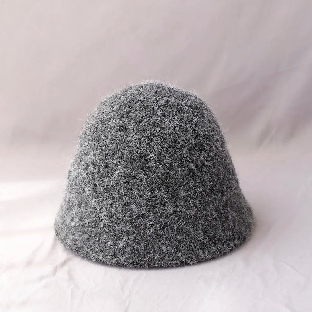 Wollenhoeden voor Dames – Vissersmuts Winterhoed Bucket Hat Warm & Comfortabel Tijdloos Design Streetwear | Sulvida