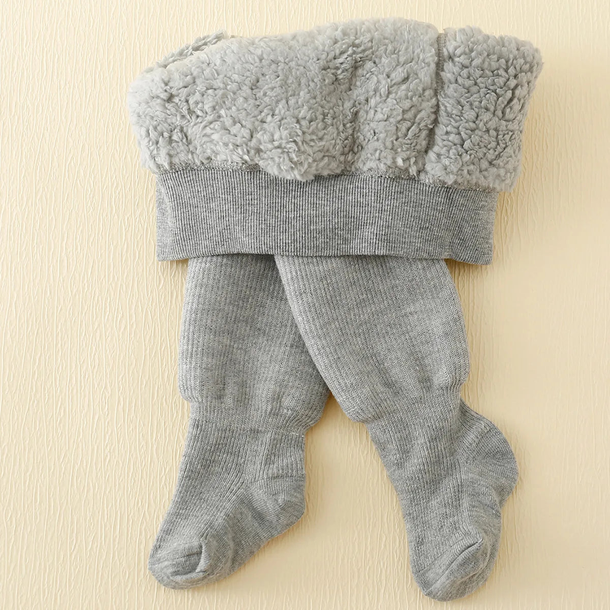 Gevoerde Fleece Legging voor Kinderen Warm Winterbroek Elastische Taille 6M-8J Gestreept Zwart Comfortabel | Sulvida