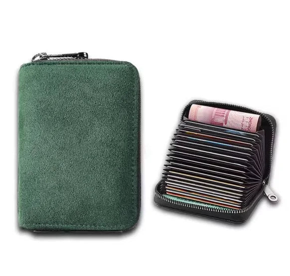 Compacte Portemonnee Meerkleurig voor Pasjes en Bankkaarten Elegante Kaarthouder Multi-card Wallet Overzichtelijk | Sulvida