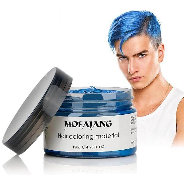 Uitwasbare Haarkleurwax 120g Tijdelijke Haarverf Styling Gel Waterbasis Plantextracten Meerdere Kleuren | Sulvida