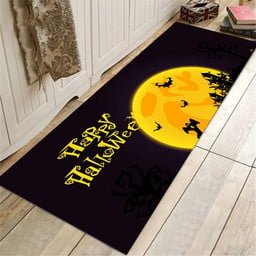 Antislip Badkamermat Set Halloween Thema Waterabsorberend Zacht Polyester 40x60cm Douchemat Badmat Lang | Sulvida
