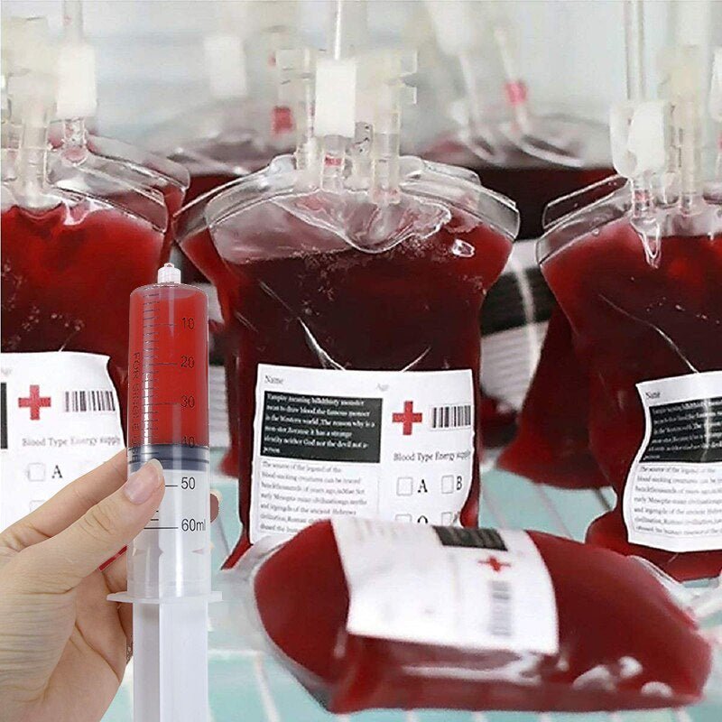 Herbruikbare drinkzakken 400ml transparant met clip voor themafeesten cosplay evenementen en festivals | Sulvida