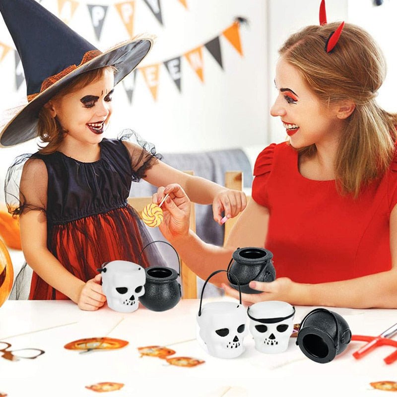 Heksenketel Snoeppotjes Set 6 Stuks – Halloween Party Decoratie Emmertjes voor Snoep Traktaties en Kinderfeestjes | Sulvida