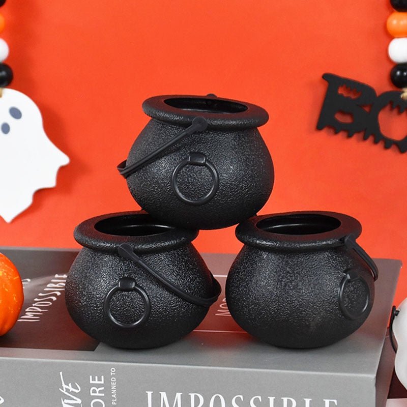 Heksenketel Snoeppotjes Set 6 Stuks – Halloween Party Decoratie Emmertjes voor Snoep Traktaties en Kinderfeestjes | Sulvida