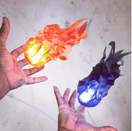 Zwevende LED Vuurbol Decoratie – Spookachtig Lichteffect voor Feestje Huis Halloween Party Sfeer Verlichting | Sulvida