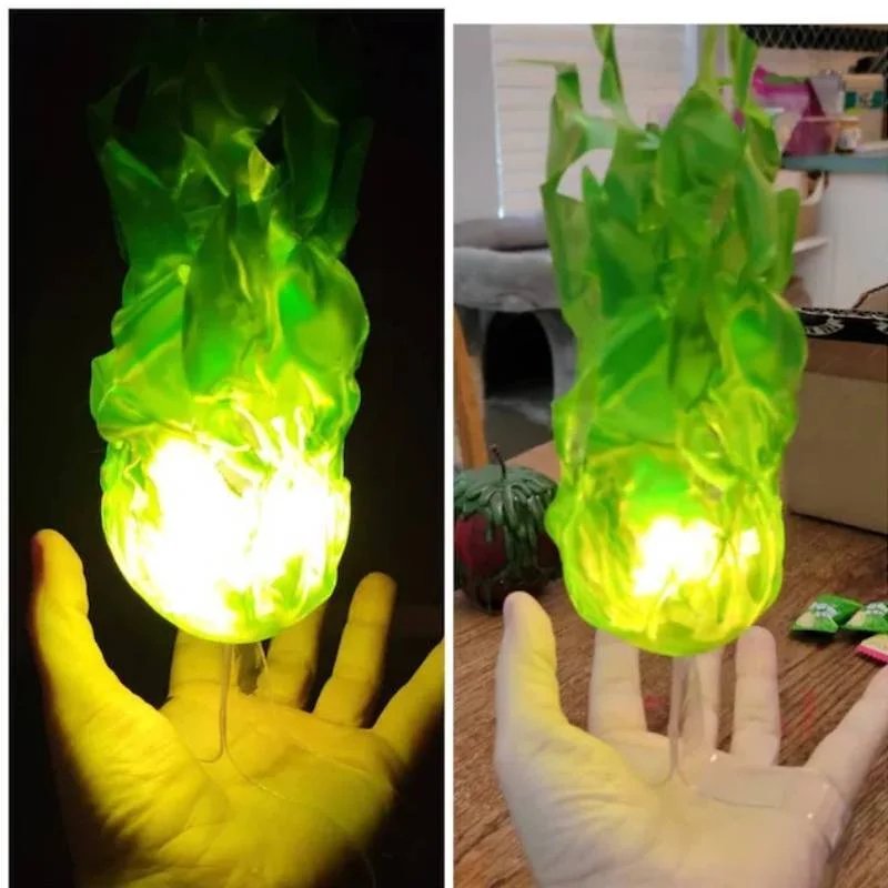 Zwevende LED Vuurbol Decoratie – Spookachtig Lichteffect voor Feestje Huis Halloween Party Sfeer Verlichting | Sulvida