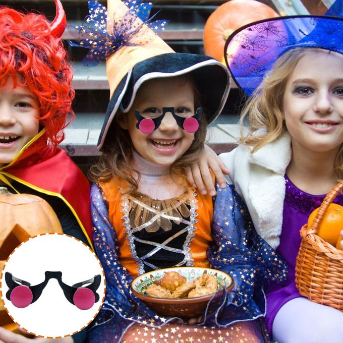 LED-feestbril met lichteffect voor Halloween themafeesten carnaval verkleedaccessoire glow-effect party | Sulvida