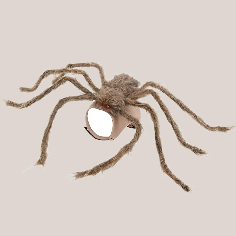 Spinnen Halloween Kostuum voor Huisdieren – Grappige Verkleedkleding voor Hond en Kat met Realistische Poten | Sulvida
