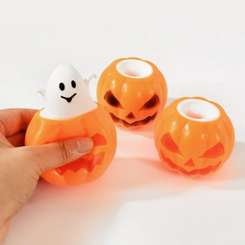Anti-stress pompoen knijpspeelgoed voor kinderen en volwassenen ontspanning thuis kantoor feestje sensory fidget | Sulvida
