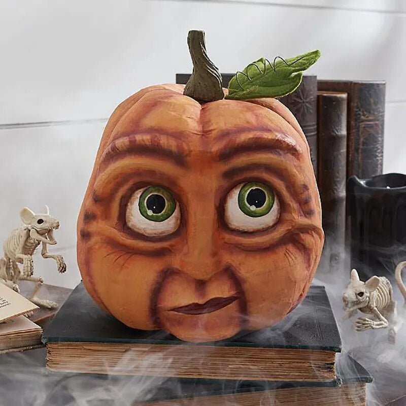 Decoratieve Pompoenfiguur Buitendecoratie Hars Tuindecoratie Grappig Halloween Decoratie Feestartikelen | Sulvida