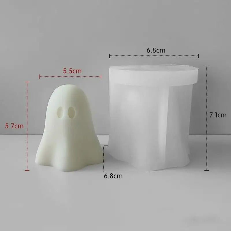 Spookvorm Siliconen Mal voor Handgemaakte Kaarsen Hars Decoratie Halloween Feestornament DIY Creaties | Sulvida