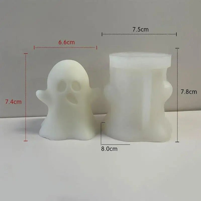 Spookvorm Siliconen Mal voor Handgemaakte Kaarsen Hars Decoratie Halloween Feestornament DIY Creaties | Sulvida
