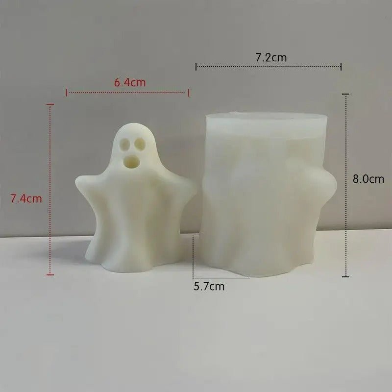 Spookvorm Siliconen Mal voor Handgemaakte Kaarsen Hars Decoratie Halloween Feestornament DIY Creaties | Sulvida