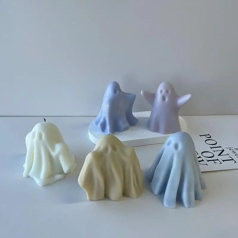 Spookvorm Siliconen Mal voor Handgemaakte Kaarsen Hars Decoratie Halloween Feestornament DIY Creaties | Sulvida