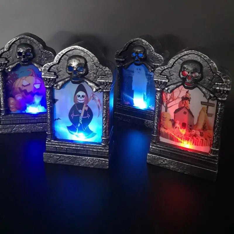 Grafsteenverlicht met LED voor Halloween Tuin Decoratie Spookachtig Kerkhof Ornament Grafsteen Nep Grafsteen | Sulvida