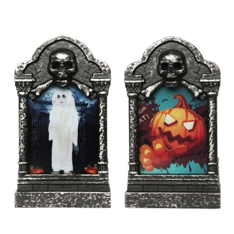 Grafsteenverlicht met LED voor Halloween Tuin Decoratie Spookachtig Kerkhof Ornament Grafsteen Nep Grafsteen | Sulvida