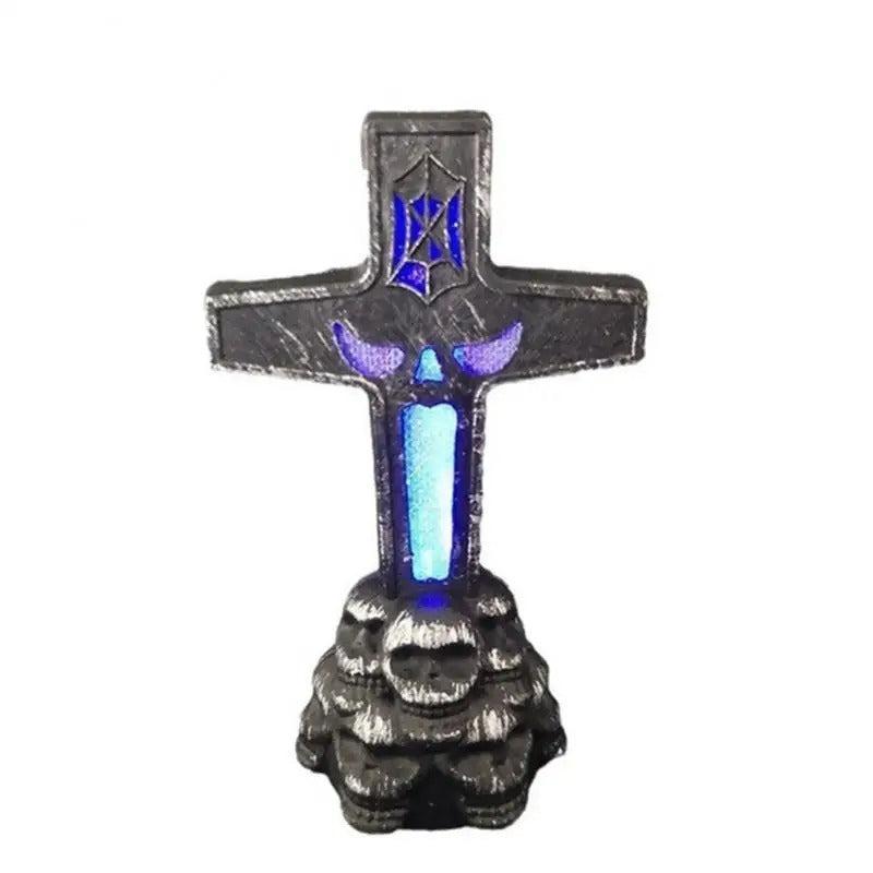 Grafsteenverlicht met LED voor Halloween Tuin Decoratie Spookachtig Kerkhof Ornament Grafsteen Nep Grafsteen | Sulvida