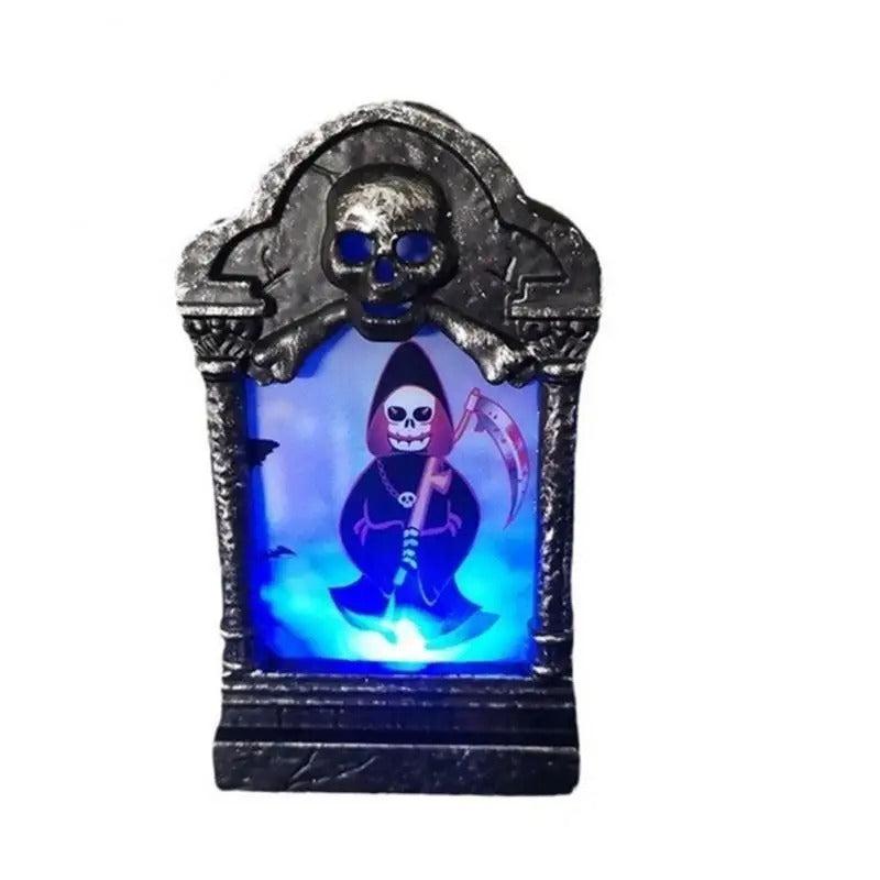 Grafsteenverlicht met LED voor Halloween Tuin Decoratie Spookachtig Kerkhof Ornament Grafsteen Nep Grafsteen | Sulvida