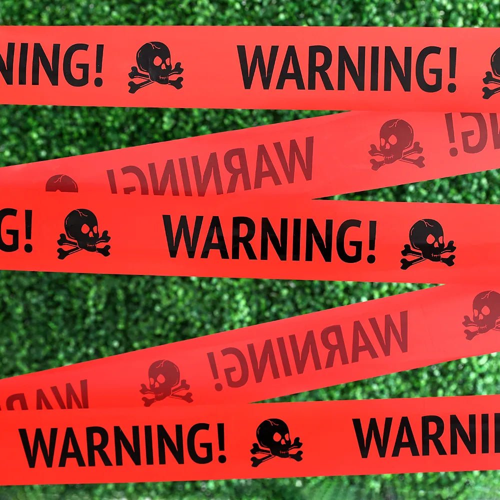 Afzetlint Halloween Decoratie 5 Meter – Griezelversiering Waarschuwingstape Feest Horror Party Thema | Sulvida