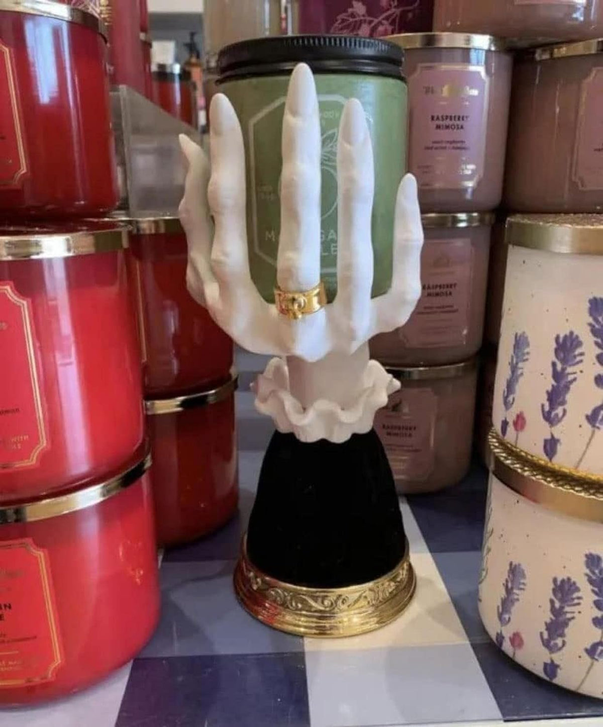 Heksenhand Kandelaar met Spookachtige Vingers voor Griezelige Sfeer Decoratie Halloween Tafel Interieur | Sulvida