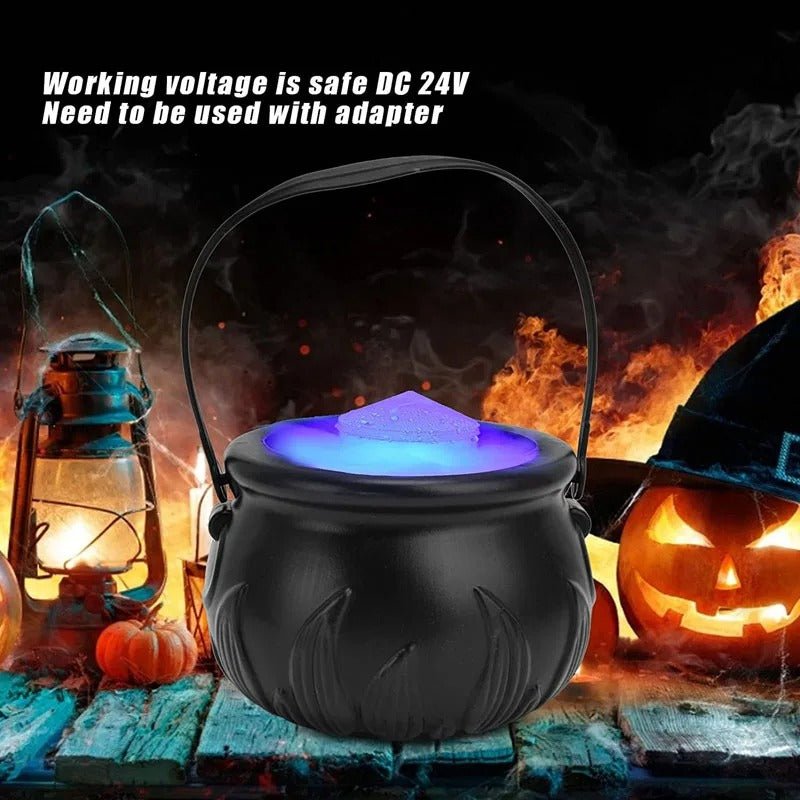 Heksenketel Lamp met Mist & LED Verlichting – 12 Kleuren Nevelmaker Halloween Sfeerverlichting Decoratie | Sulvida