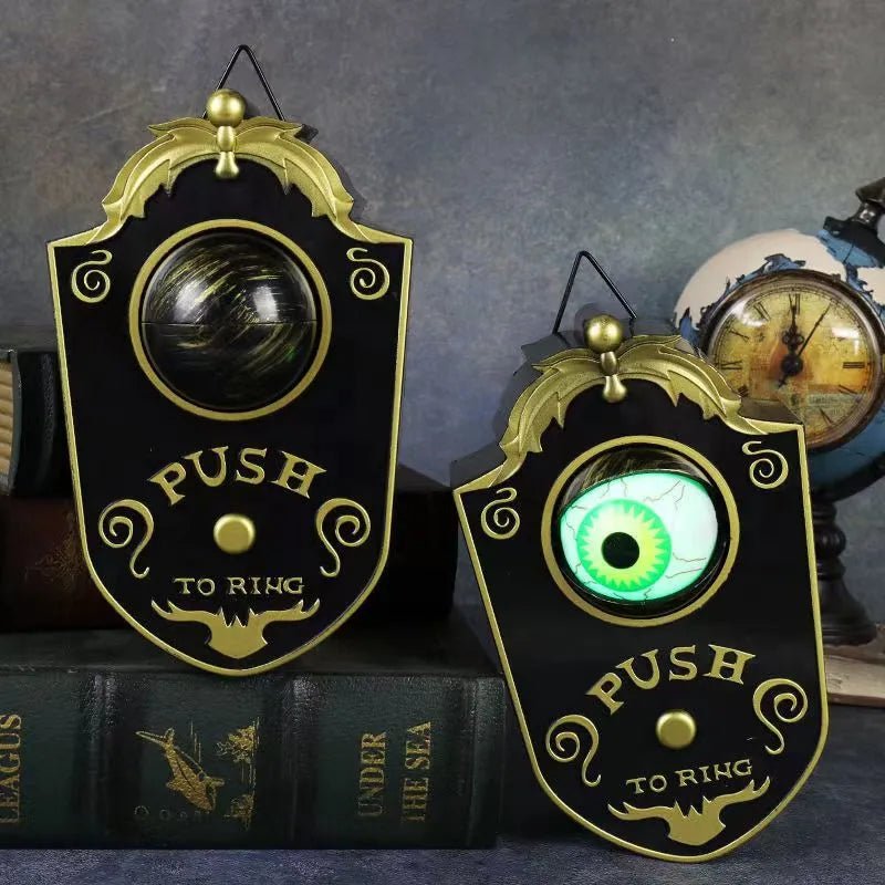 Halloween Deurplaque met Sprekend Oog en Geluid voor Griezelige Ontvangst Decoratie Halloweenfeest Horror | Sulvida