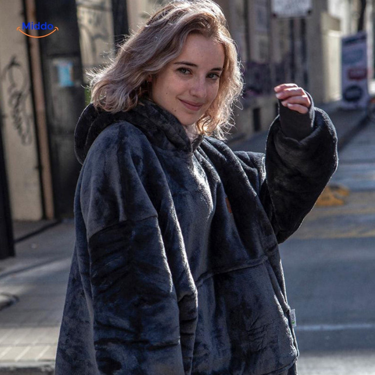 Pull chauffant avec chargement USB, 3 zones chauffantes, unisexe, vêtement chaud d'hiver noir, gris et bleu pour l'automne | Sulvida