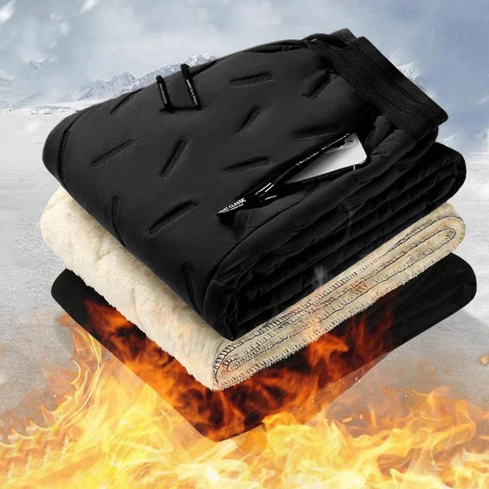 Verwarmde Gevoerde Broek Fleece Winterbroek Elektrische Verwarming Outdoor Golf Wandelen Skiën Thermisch | Sulvida