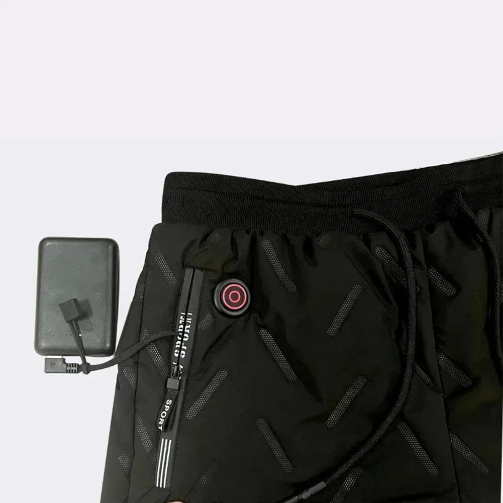 Verwarmde Gevoerde Broek Fleece Winterbroek Elektrische Verwarming Outdoor Golf Wandelen Skiën Thermisch | Sulvida