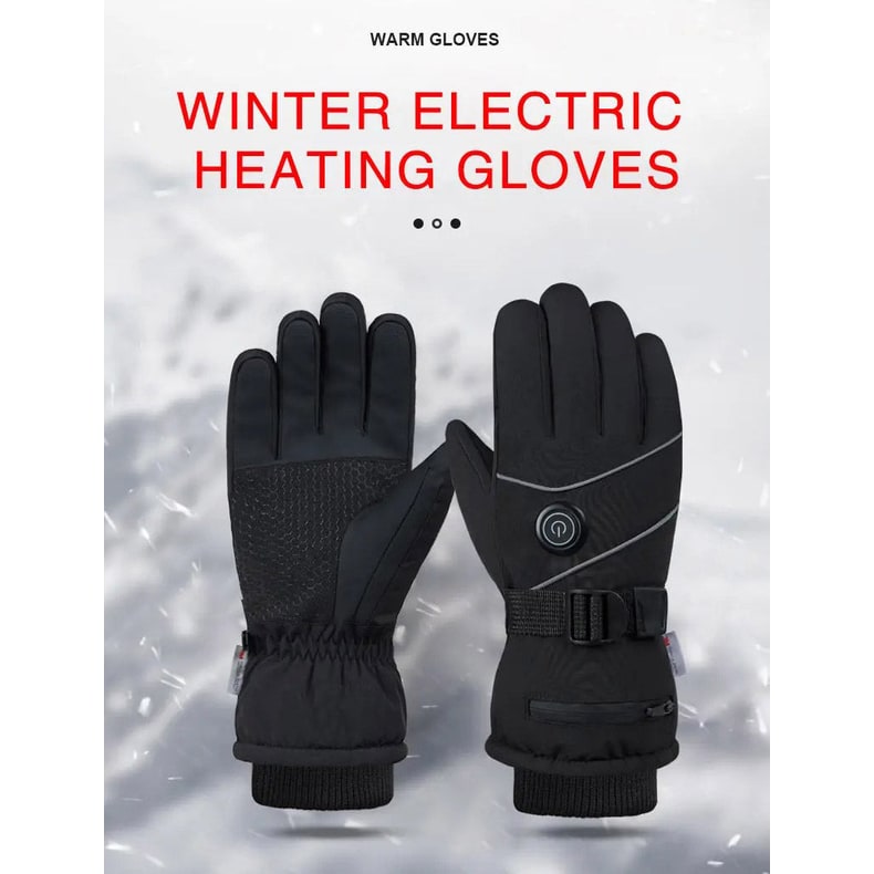 Verwarmde Handschoenen Oplaadbaar met Touchscreen 3 Warmtestanden Winter Ski Fiets Outdoor Wandelen Unisex | Sulvida