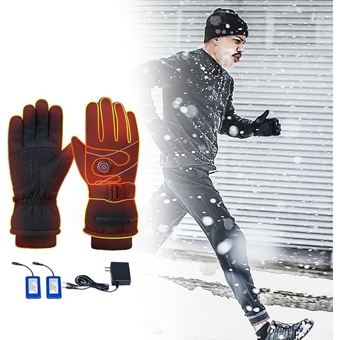 Verwarmde Handschoenen Oplaadbaar met Touchscreen 3 Warmtestanden Winter Ski Fiets Outdoor Wandelen Unisex | Sulvida