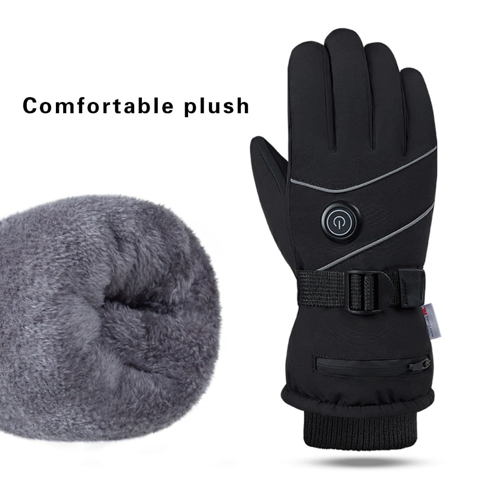 Verwarmde Handschoenen Oplaadbaar met Touchscreen 3 Warmtestanden Winter Ski Fiets Outdoor Wandelen Unisex | Sulvida
