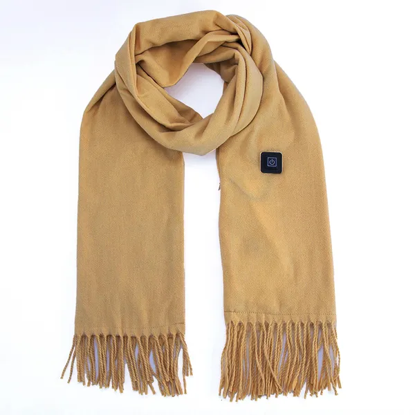 Verwarmbare Sjaal met USB Fleece Nekwarmte Drie Warmtestanden Zachte Halsdoek Verwarmd Wintersjaaltje | Sulvida