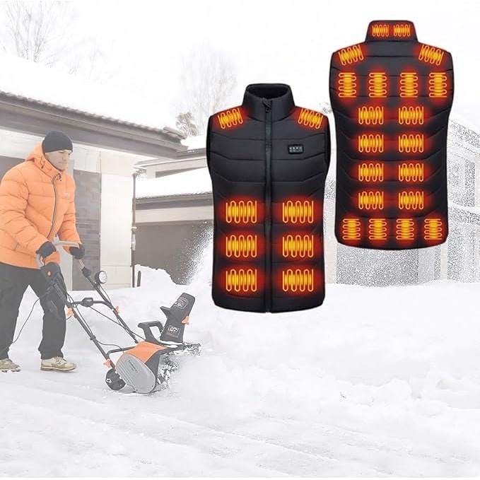 Verwarmbaar Bodywarmer Vest USB Oplaadbaar Meerzone Gewatteerd Unisex Winterkledij Outdoorwear Thermisch Comfortabel | Sulvida