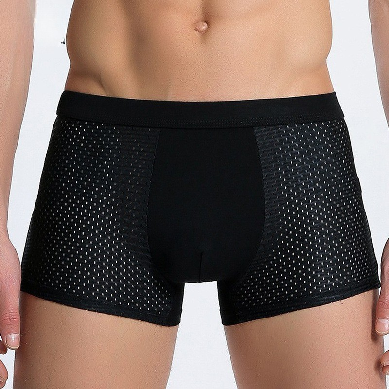 Bamboe Boxershorts Heren Set van 4 Stuks Ademend Comfort Elastische Band Zachte Pasvorm Dagelijks Ondergoed | Sulvida