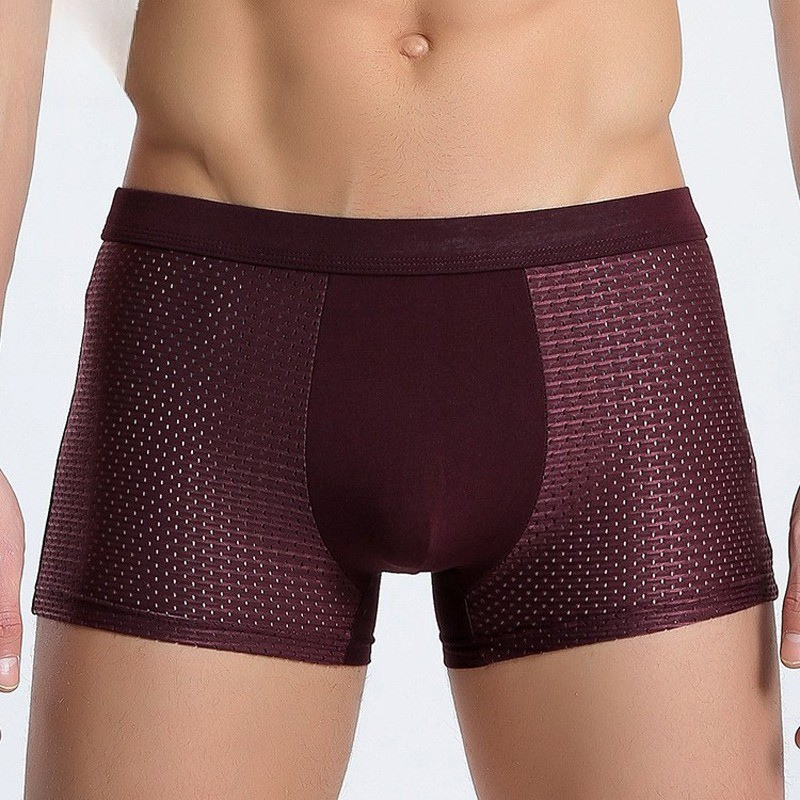 Bamboe Boxershorts Heren Set van 4 Stuks Ademend Comfort Elastische Band Zachte Pasvorm Dagelijks Ondergoed | Sulvida
